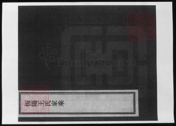 河北省石家庄市行唐县王氏族谱-恒阳王氏家乘.pdf电子版缩略图