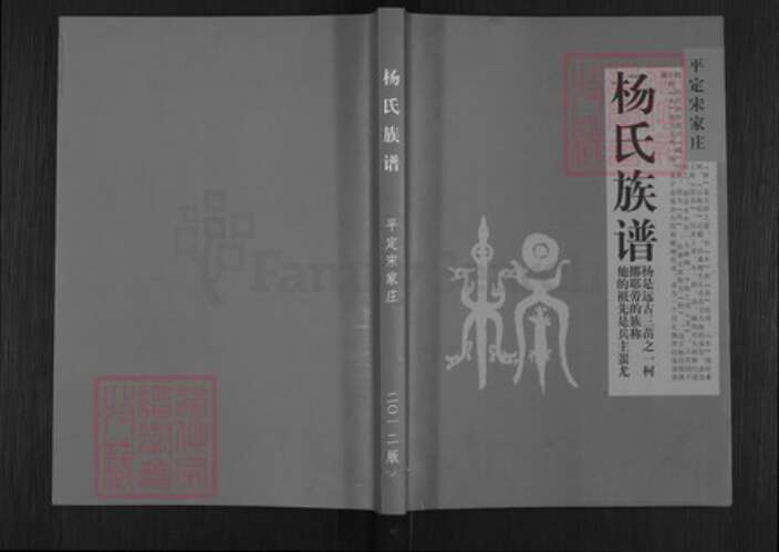 山西省阳泉市平定县冠山镇杨氏族谱-杨氏族谱.pdf电子版缩略图