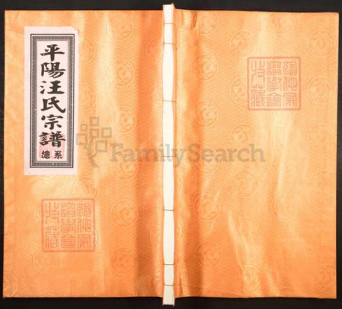 安徽省黄山市休宁县汪氏族谱-平阳汪氏宗谱.pdf电子版缩略图