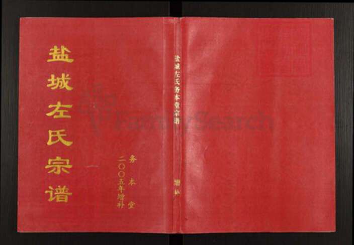 安徽省铜陵市枞阳县左氏务本堂族谱-盐城左氏宗谱.pdf电子版缩略图
