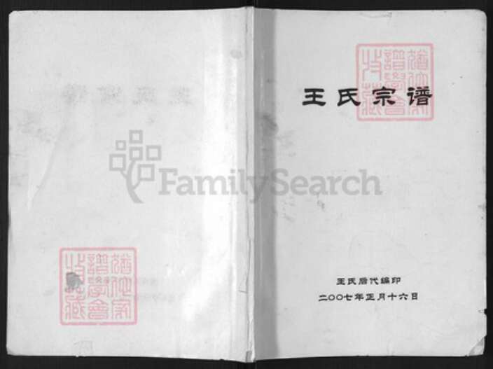河南省南阳市淅川县王氏族谱-王氏宗谱.pdf电子版缩略图