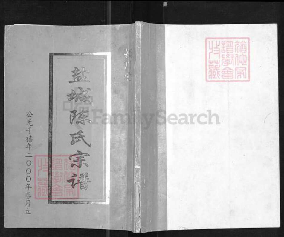 江苏省盐城市建湖县陈氏颖川堂族谱-盐城陈氏宗谱.pdf电子版缩略图