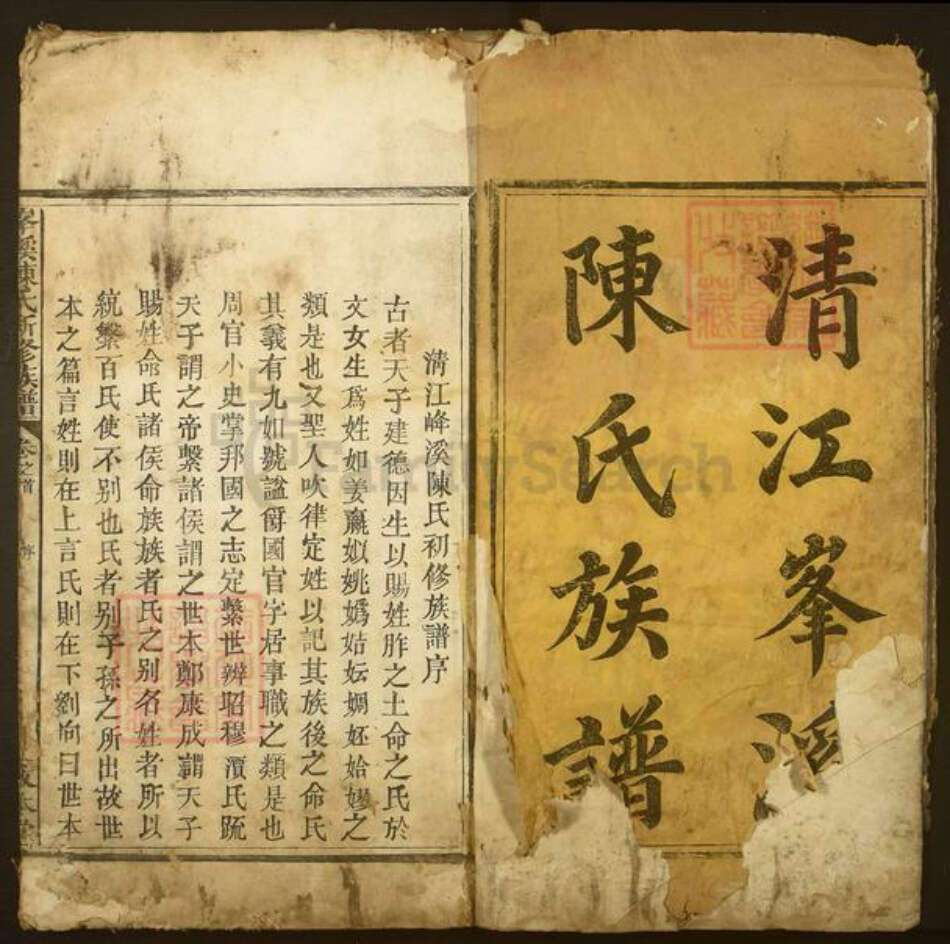 江西省九江市武宁县清江乡江西省陈氏敦本堂族谱-峰溪陈氏新修族谱.pdf电子版缩略图