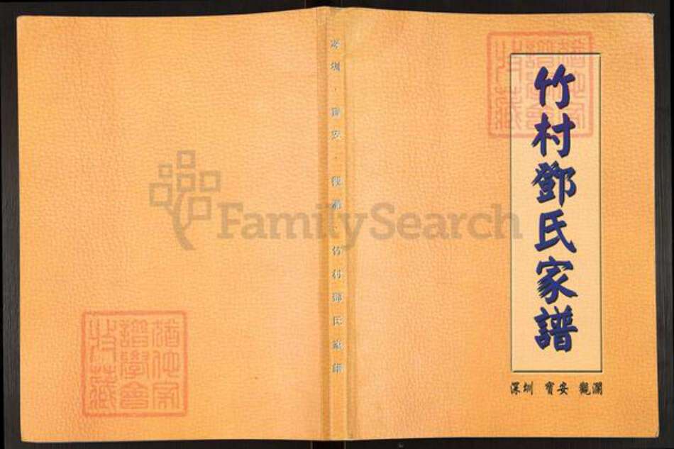 广东省深圳市宝安区邓氏南阳堂族谱-竹村邓氏家谱.pdf电子版缩略图