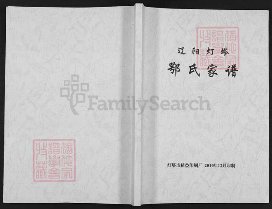 辽宁省辽阳市灯塔市鄂氏安平堂族谱-辽阳灯塔鄂氏家谱.pdf电子版