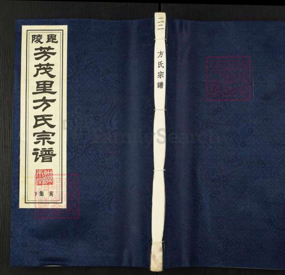 江苏省常州市武进县方氏滋本堂族谱-毘陵芳茂里方氏宗谱.pdf电子版缩略图