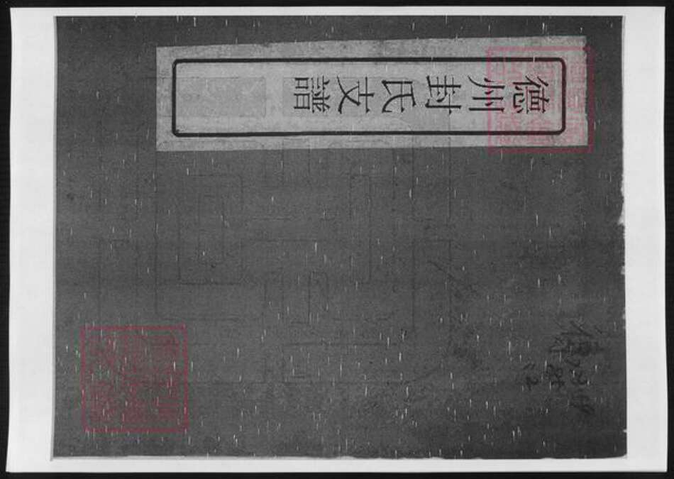 山东省德州市封氏族谱-德州封氏支谱.pdf电子版缩略图