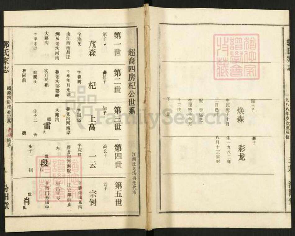 湖北省仙桃市郭氏汾阳堂族谱-郭氏家志.pdf电子版缩略图