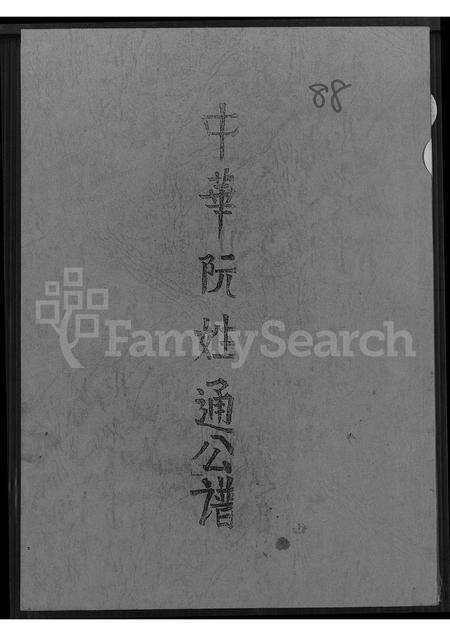 福建阮氏族谱-中华阮姓通公谱 [不分卷].pdf电子版缩略图