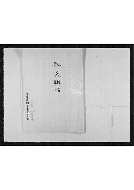 福建池氏族谱-池氏祖谱.pdf电子版缩略图