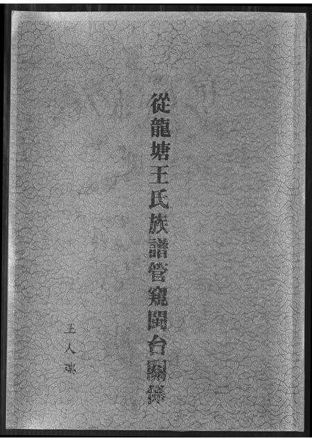 福建王氏族谱-从龙塘王氏族谱管窥闽台关系.pdf电子版缩略图