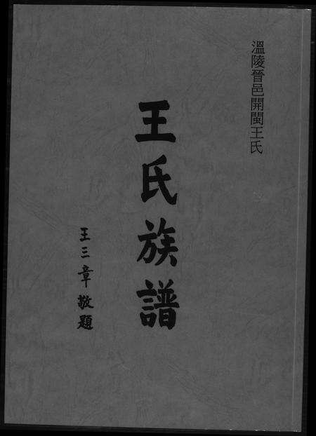 福建王氏族谱-温陵晋邑开闽王氏族谱.pdf电子版缩略图