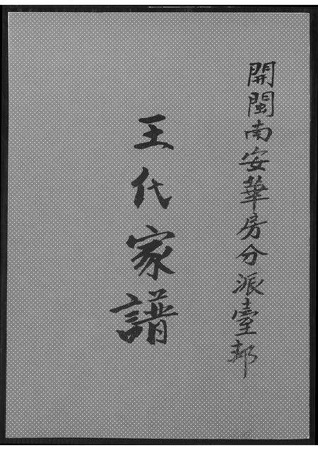 福建王氏族谱-王代家谱.pdf电子版缩略图