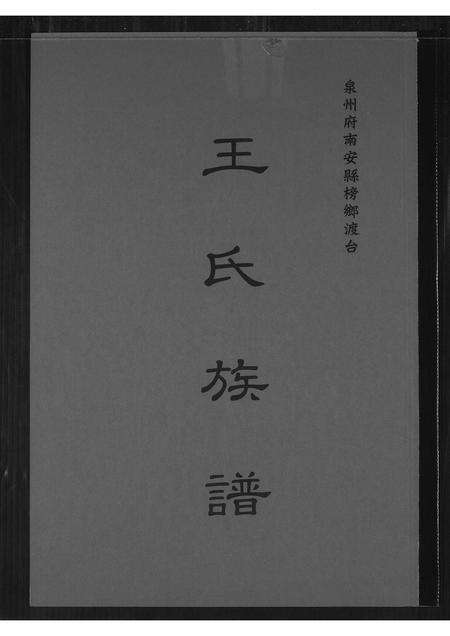 福建王氏族谱-王氏族谱.pdf电子版缩略图