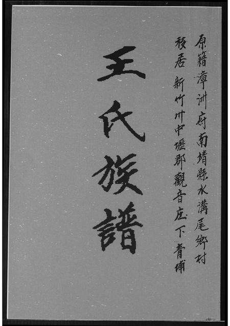 福建王氏族谱-王氏族谱.pdf电子版缩略图