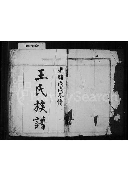 福建王氏族谱-王氏族谱.pdf电子版预览图1