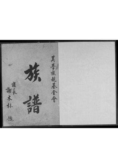 福建谢氏族谱-谢氏族谱.pdf电子版预览图1