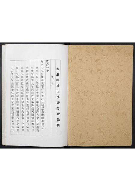 福建杨氏族谱-宏农杨氏房谱.pdf电子版预览图1