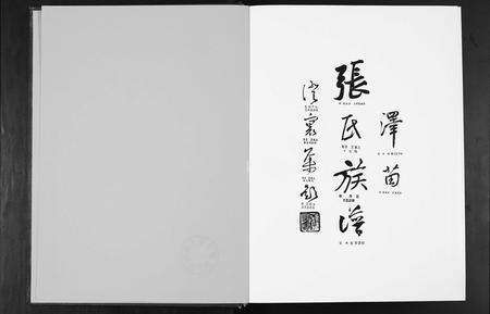 福建张氏族谱-泽苗张氏族谱.pdf电子版预览图1