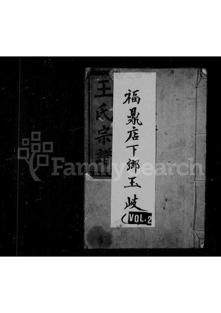 福建王氏族谱-王氏宗谱 _ 福鼎店下乡玉岐.pdf电子版预览图1