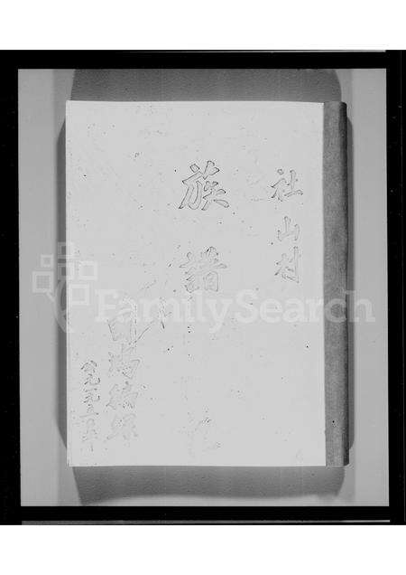 广东陈氏族谱-新界社山村陈氏族谱.pdf电子版预览图1