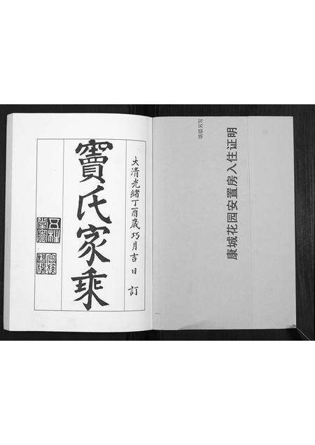 河南窦氏族谱-窦氏家乘[不分卷].pdf电子版预览图1