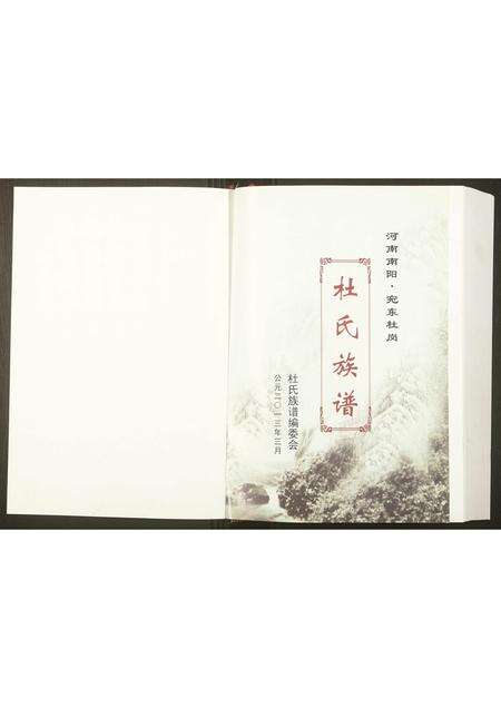 河南杜氏族谱-杜氏族谱.pdf电子版预览图1