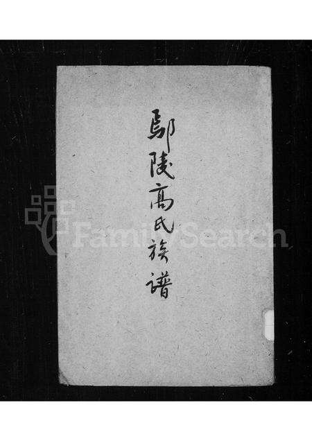 河南高氏族谱-鄢陵高氏族谱.pdf电子版预览图1