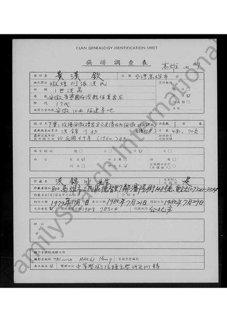 江西、福建、安徽洪氏族谱-[洪氏安徽江西旧谱抄本].pdf电子版预览图1