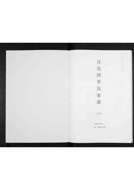 河南李氏族谱-月亮湾李氏家谱[2册].pdf电子版预览图1