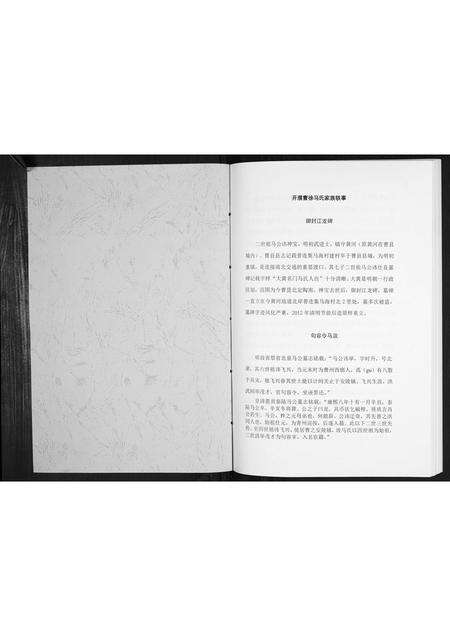 河南马氏族谱-开濮曹徐马氏家族轶事[不分卷].pdf电子版预览图1