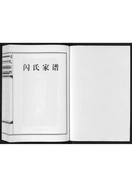 河南闪氏族谱-闪氏家谱[不分卷].pdf电子版预览图1