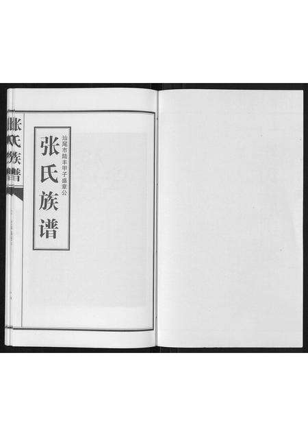 广东张氏族谱-张氏族谱[不分卷].pdf电子版预览图1