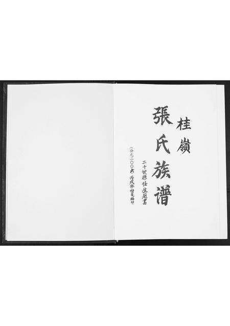 广东张氏族谱-桂岭张氏族谱.pdf电子版预览图1