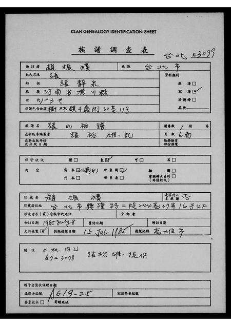 河南张氏族谱-张氏祖谱.pdf电子版预览图1