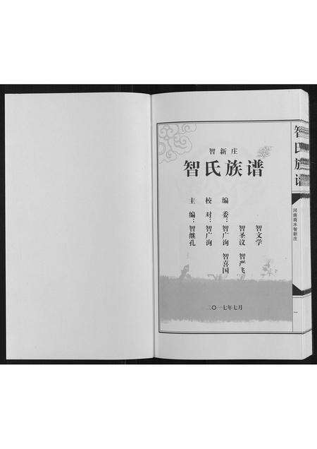 河南智氏族谱-智氏族谱[不分卷].pdf电子版预览图1