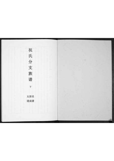 广东祝氏族谱-祝氏分支族谱.pdf电子版预览图1
