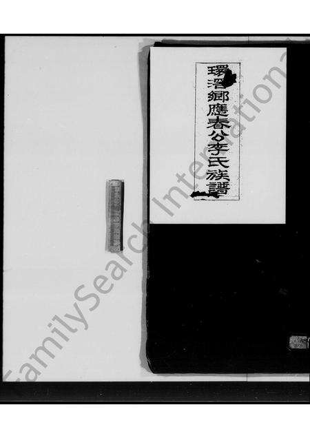 广东李氏族谱-环滘乡应春公李氏族谱.pdf电子版预览图1