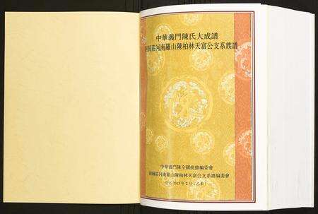 河南陈氏族谱-回归庄河南罗山陈柏林天富公支系族谱.pdf电子版预览图1