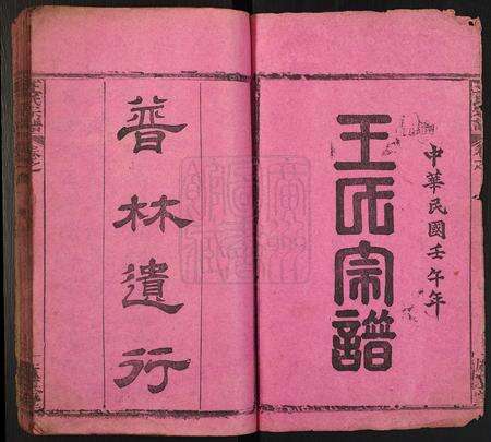 河南王氏族谱-王氏宗谱[10卷含首卷, 末1卷].pdf电子版预览图1