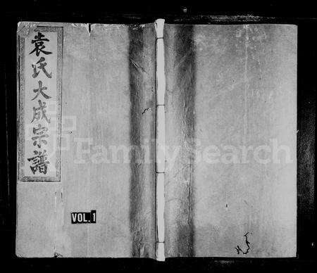 江西、广东袁氏族谱-袁氏大成宗谱 [8卷].pdf电子版预览图1