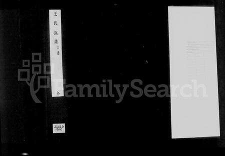 河南王氏族谱-王氏族谱 [6卷].pdf电子版预览图1