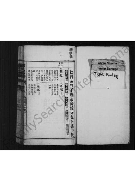 安徽戴氏族谱-戴氏宗谱 [残卷].pdf电子版预览图1