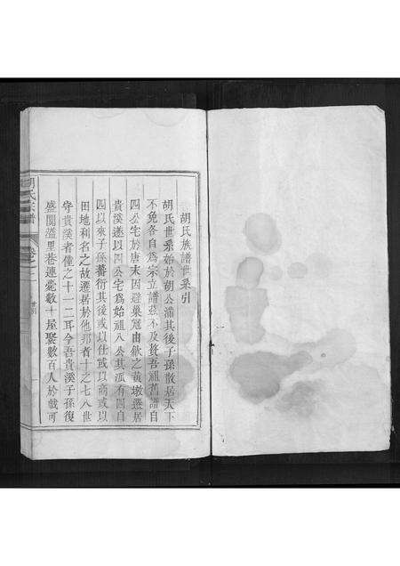 安徽胡氏族谱-胡氏宗谱[2卷].pdf电子版预览图1