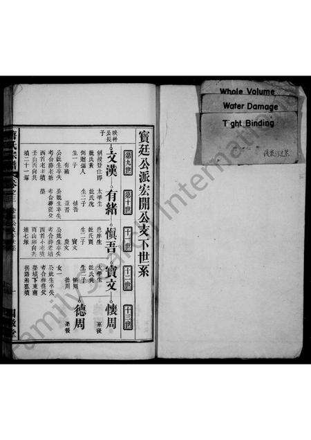 安徽唐氏族谱-唐氏族谱 [6卷].pdf电子版预览图1