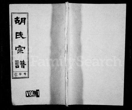 安徽胡氏族谱-胡氏宗谱 [11卷,首2卷].pdf电子版预览图1