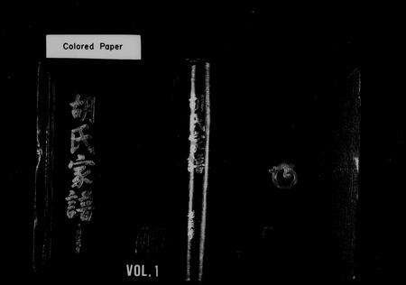 安徽胡氏族谱-胡氏家谱.pdf电子版预览图1