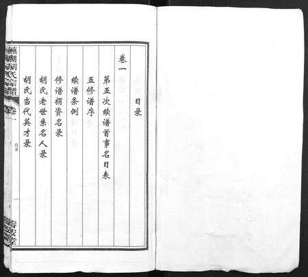 安徽胡氏族谱-芜湖胡氏宗谱[24卷].pdf电子版预览图1