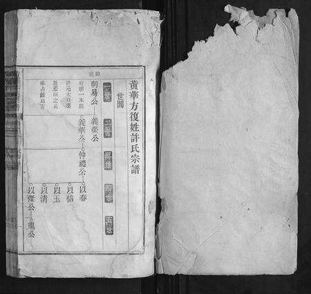 安徽许氏族谱-黄华许氏宗谱.pdf电子版预览图1