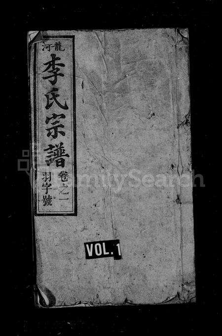 安徽李氏族谱-龙河李氏宗谱 [29卷, 末1卷].pdf电子版预览图1